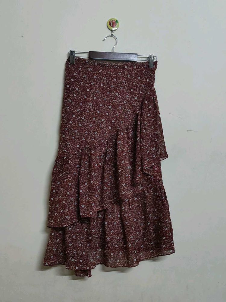 Floral Tiered Skirt