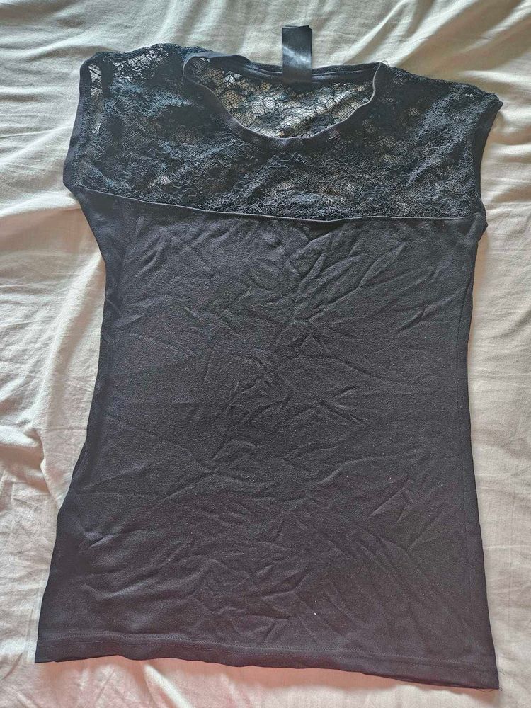 Black Lace Top