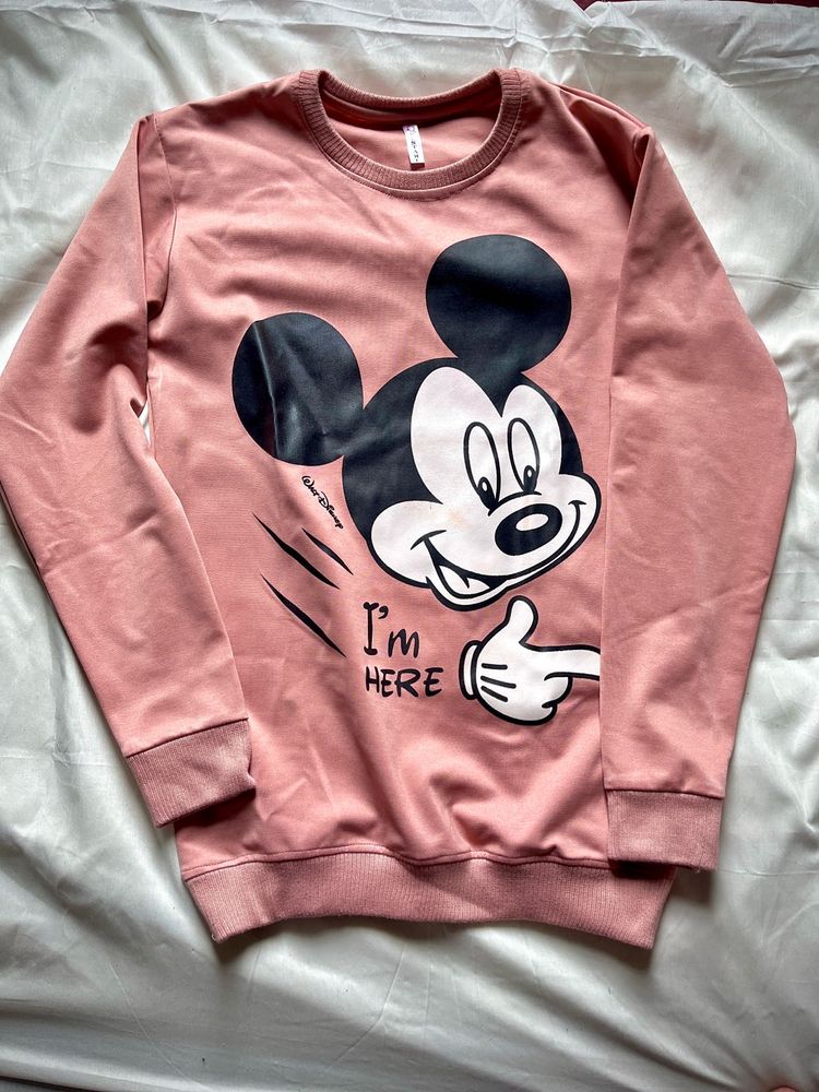 Mickey Mouse Printed Sweatshirt
