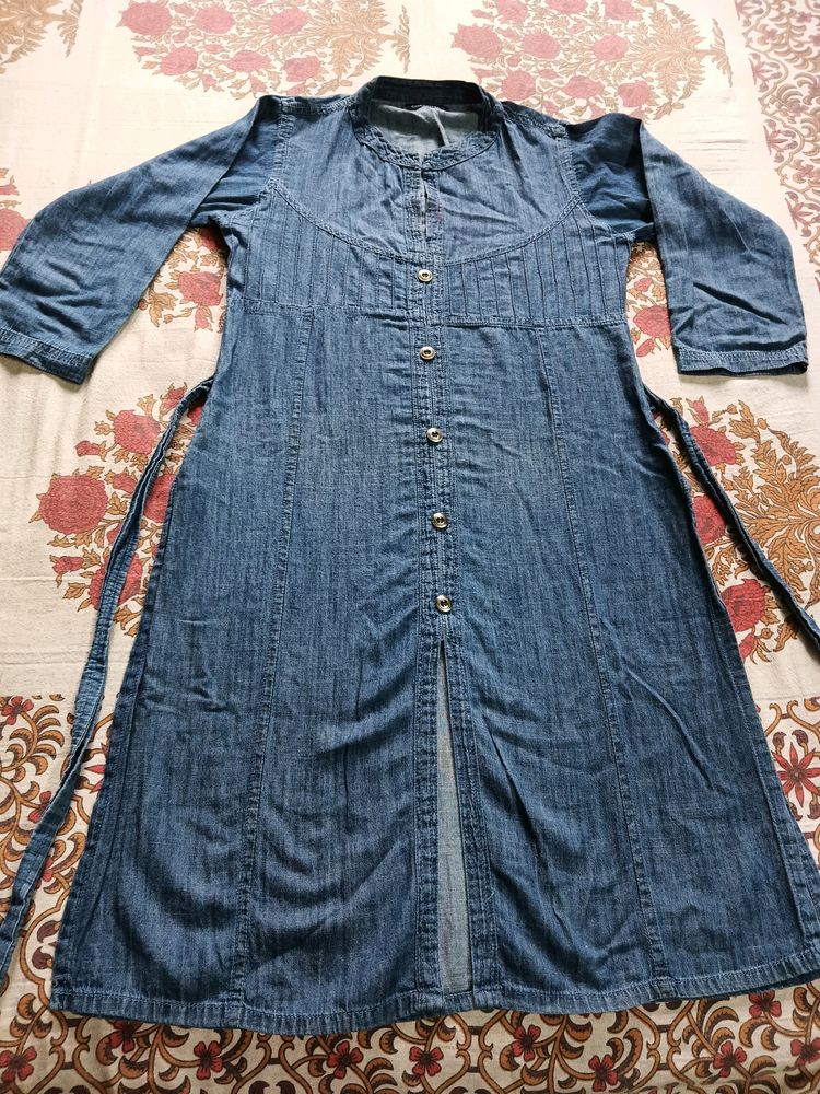 Soft Denim Kurti