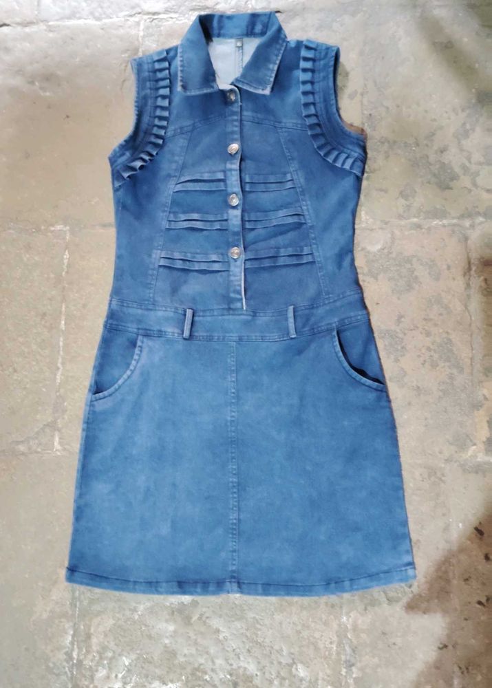 Denim Sleeveless Dress
