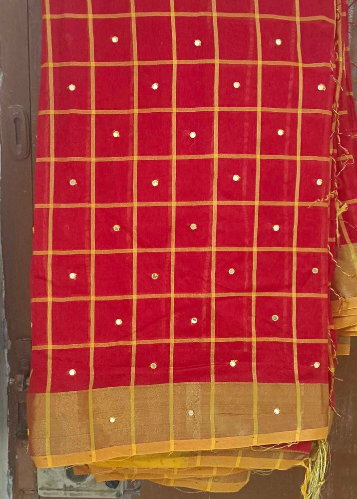 Cotton Saree With Blouse