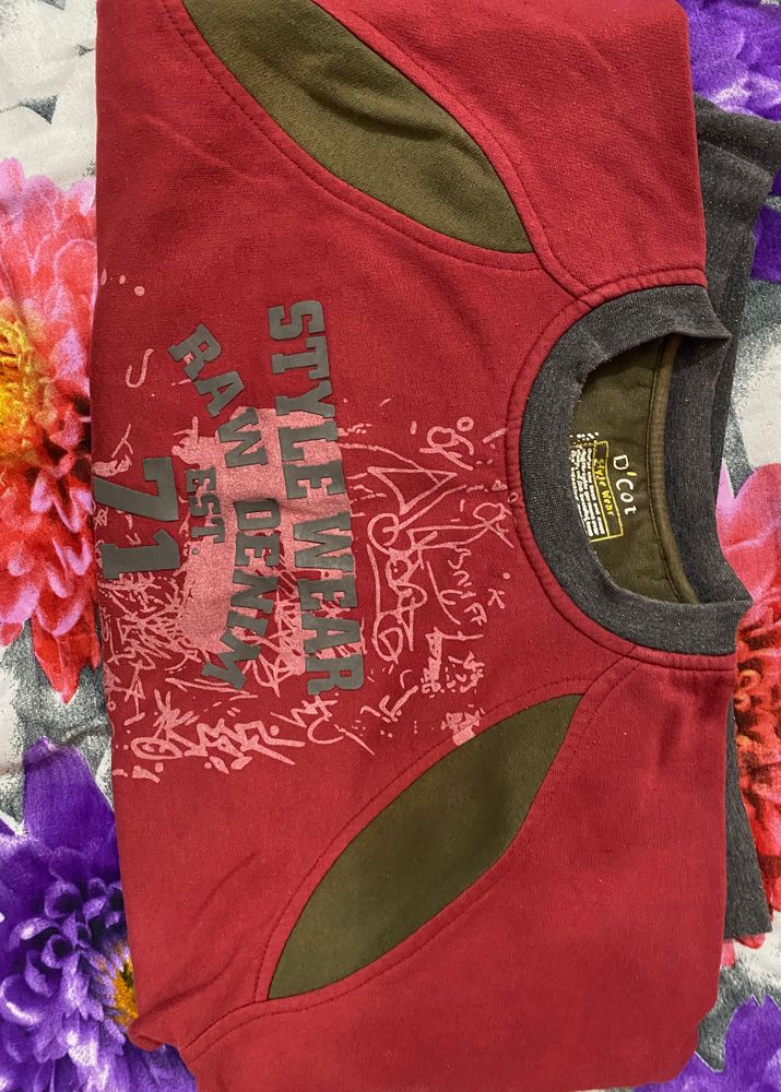 Red D’Cot Sweatshirt