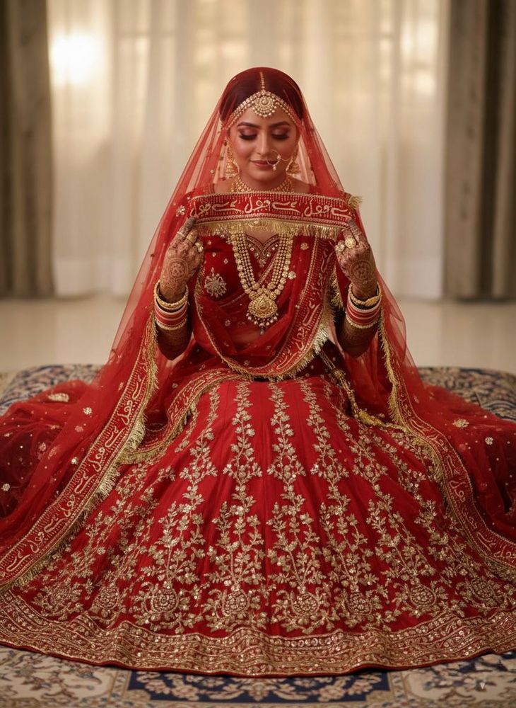 bridal nikha dupatta beautiful lace work