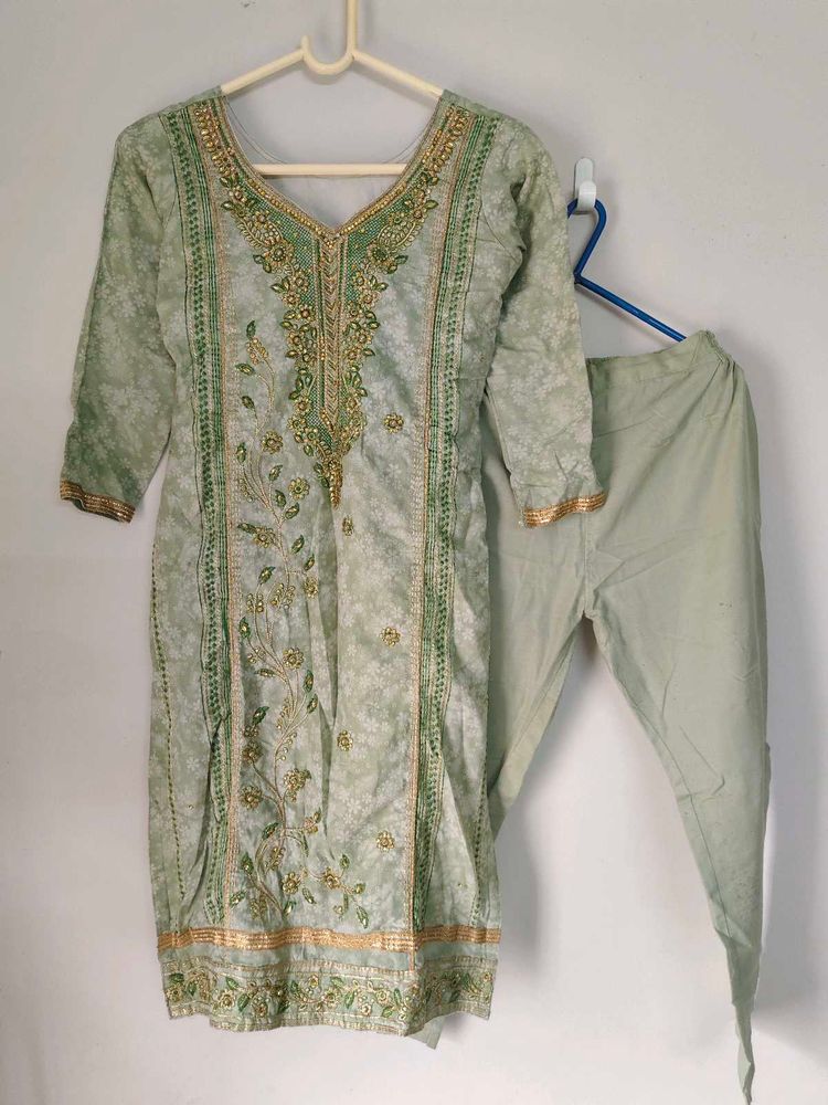 Embroidered Kurta Set