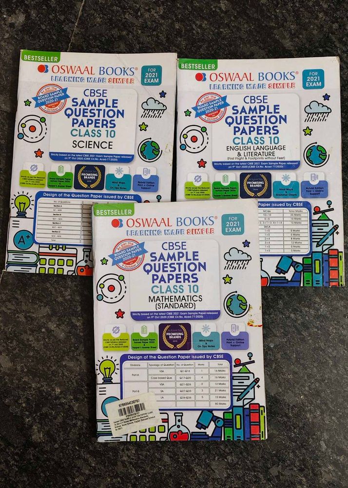 CBSE Class 10 oswaal Sample Question Papers