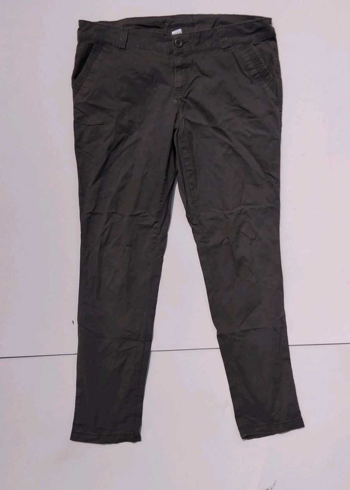 Brown Casual Pants