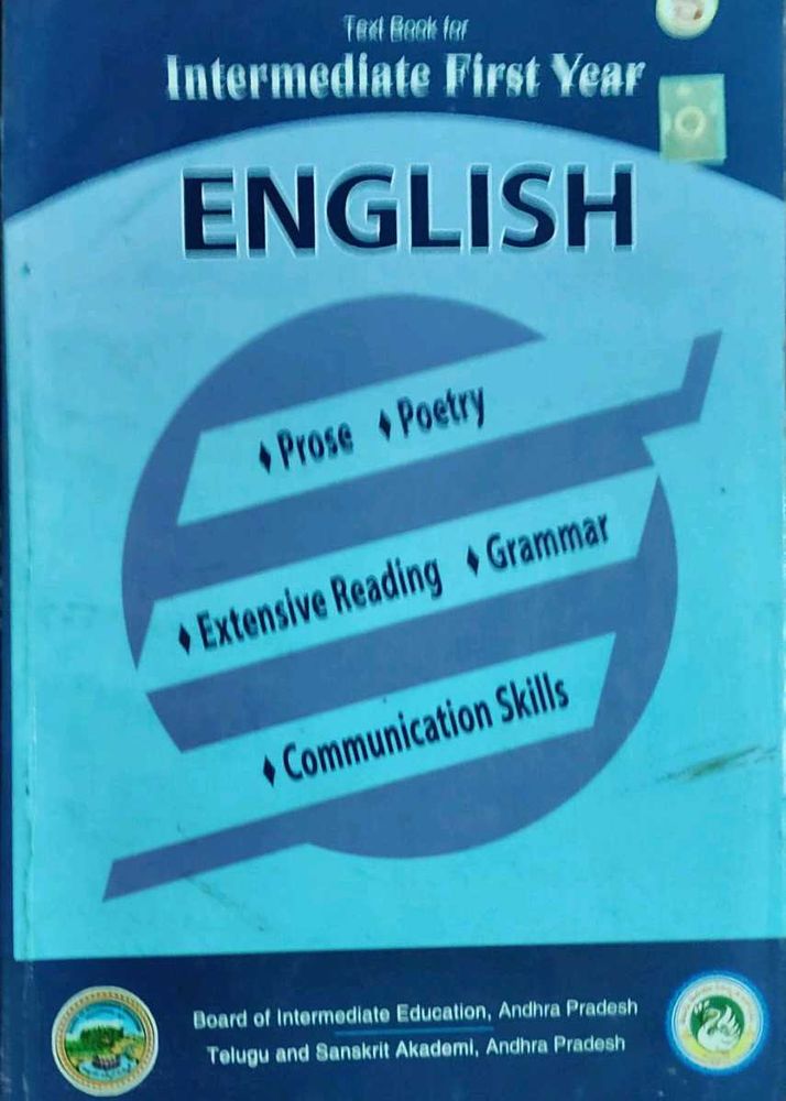 Intermediate 1st Year English Text Book
