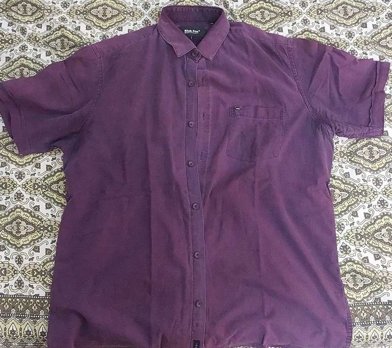 Klub Ross Purple Short Sleeve Shirt