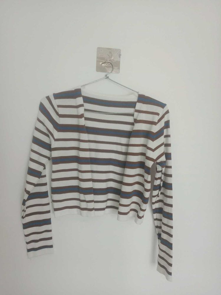 Striped Long Sleeve Top