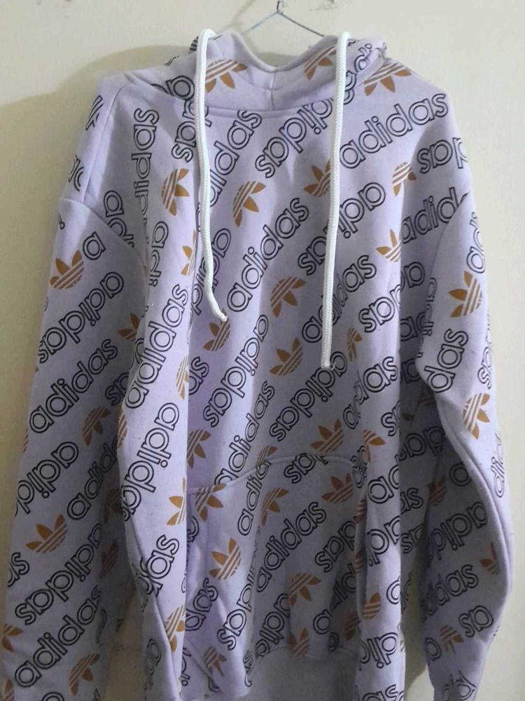 Lavender ADIDAS Oversized Hoodie