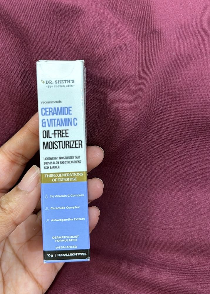 Ceramide &amp; Vitamin C Oil Free Moisturizer