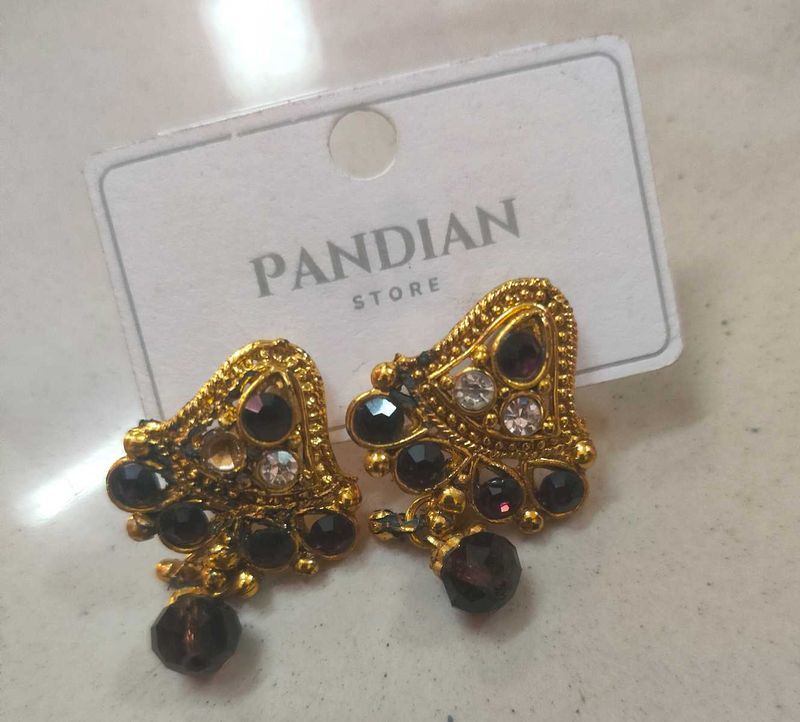 Elegant Gold-Tone Drop Earrings