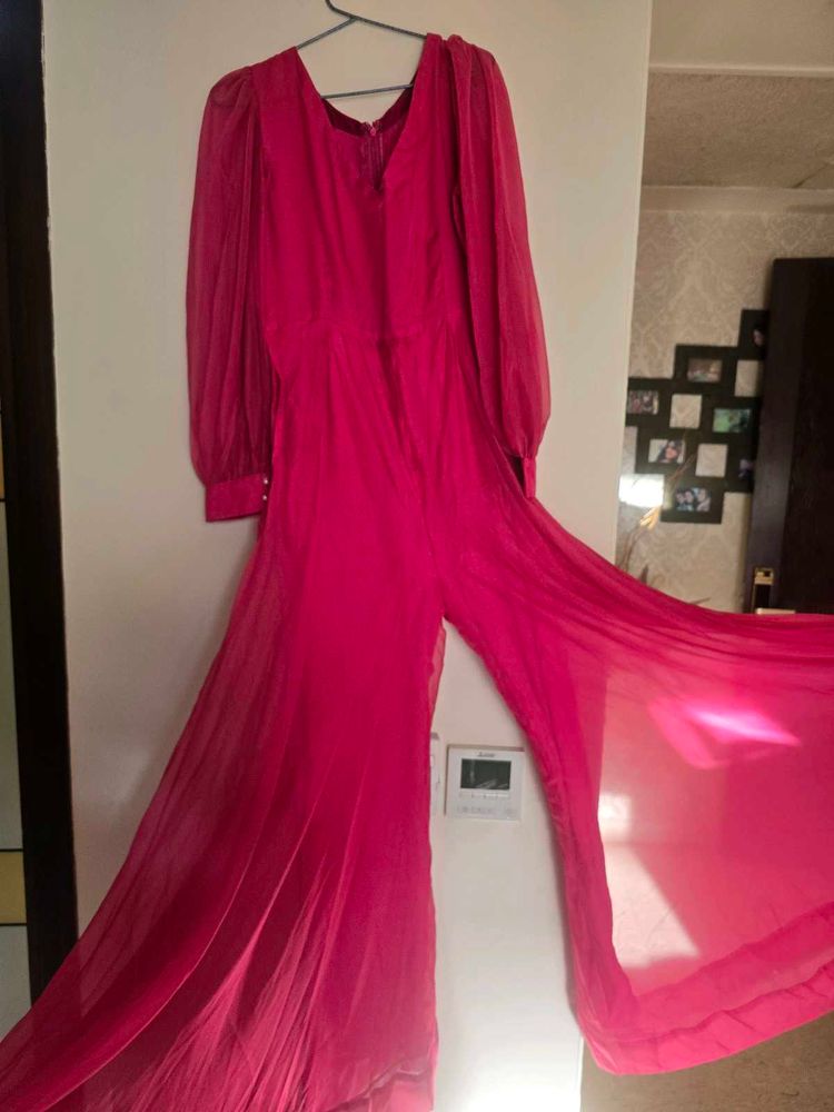 Pink Flowy Dress