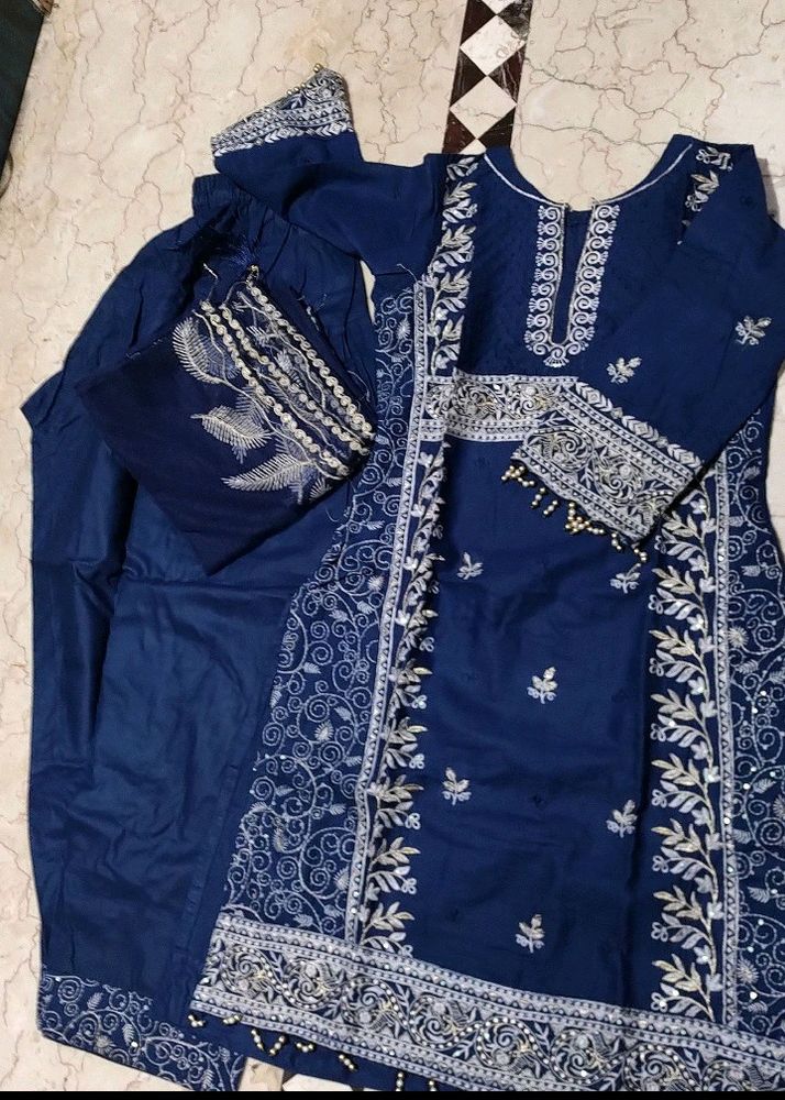 pakistani blue suit 🌷