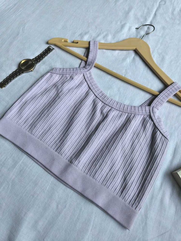 Lavender Crop Top