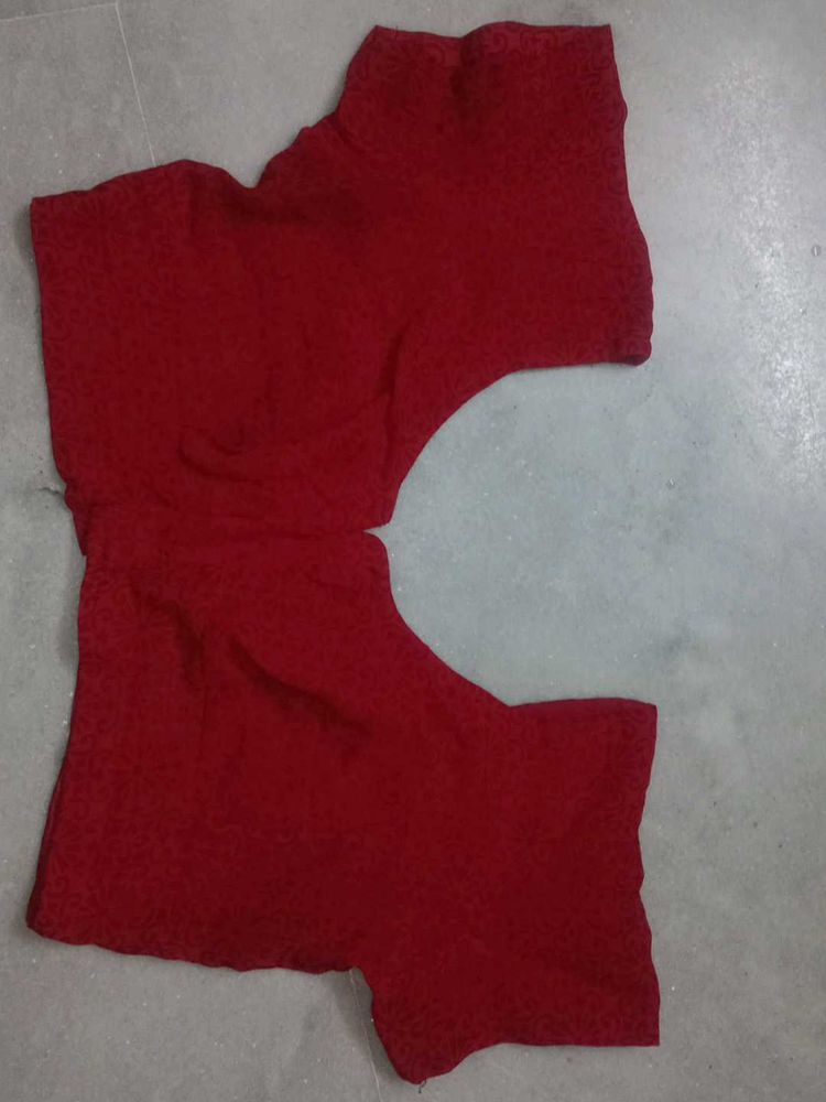 Red Slik Blouse ❣️