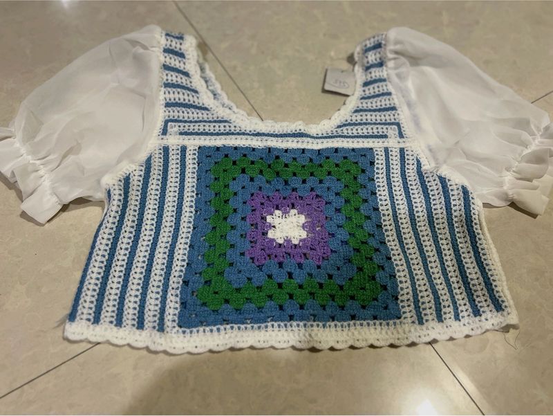 Crochet crop top