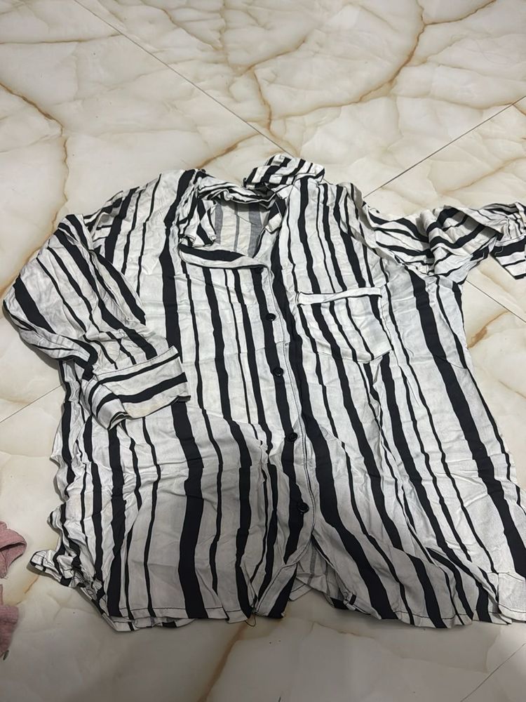 Striped Pajama Set