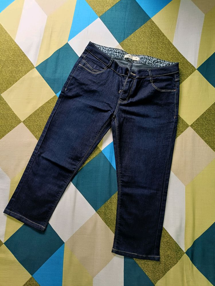 Capri Jeans - Dark Wash