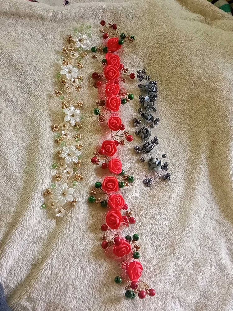 Floral Hair Vines - Set of 3