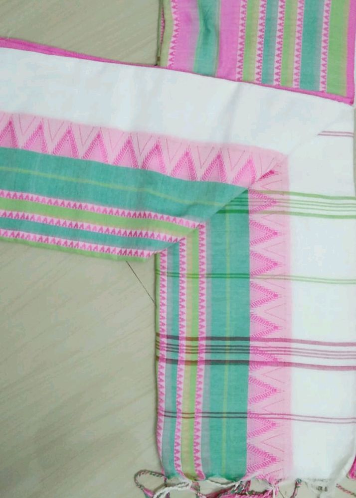 33)Begumpuri Saree (White 🤍 Multicolour)