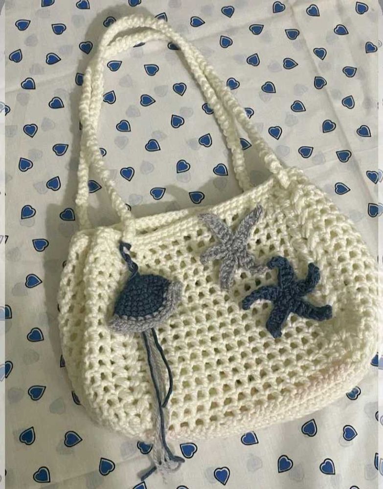 Handmade Crochet Beach Bag
