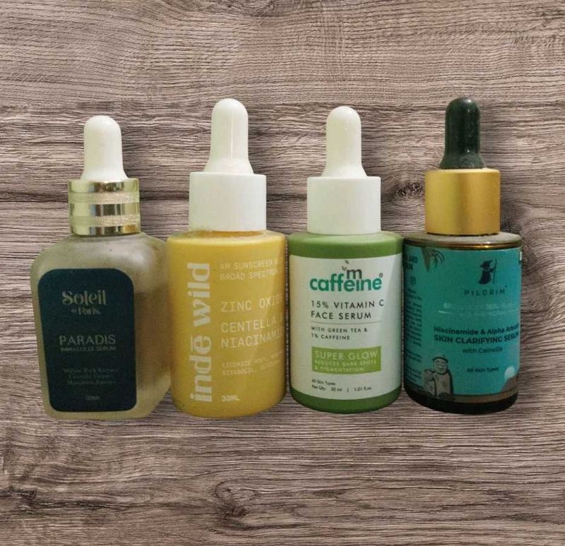 Pack Of Four New Serums