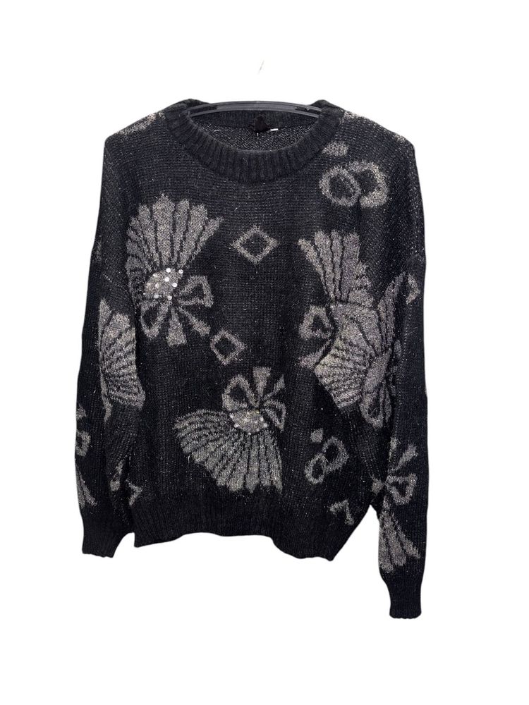 Woolen Embroided Sweater Xl