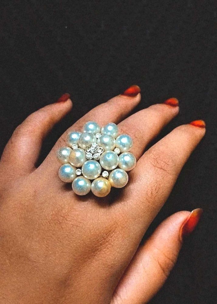 Pearl Statement Ring