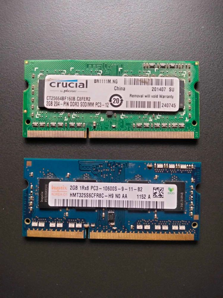 Crucial &amp; Hynix 4GB RAM ( 2+2Gb )