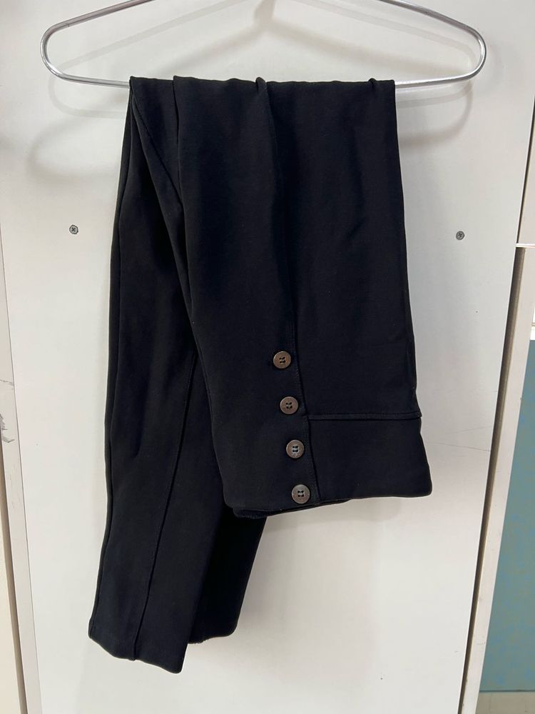 Zara Basic Waist 30 Black Jeggings