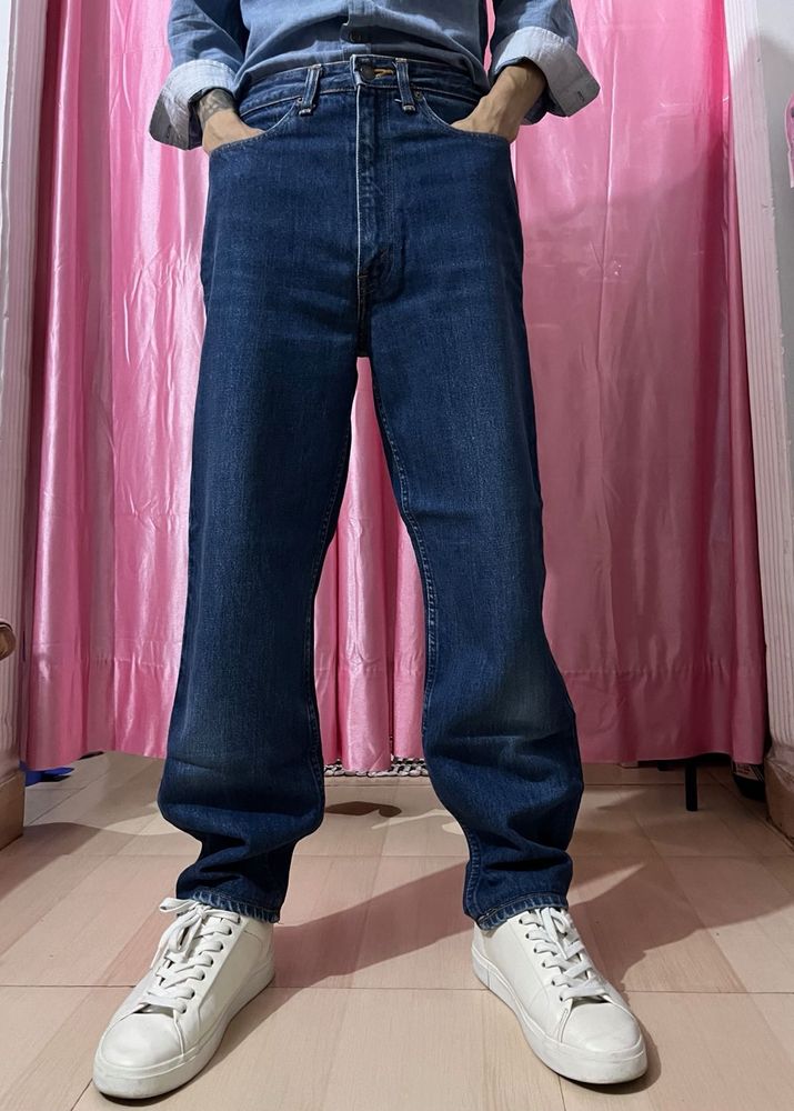 Dark Blue Denim Jeans