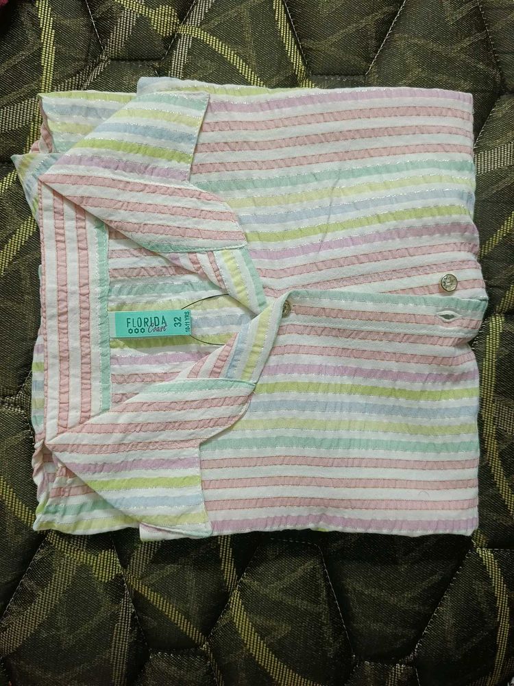 Textured Rainbow Shirt