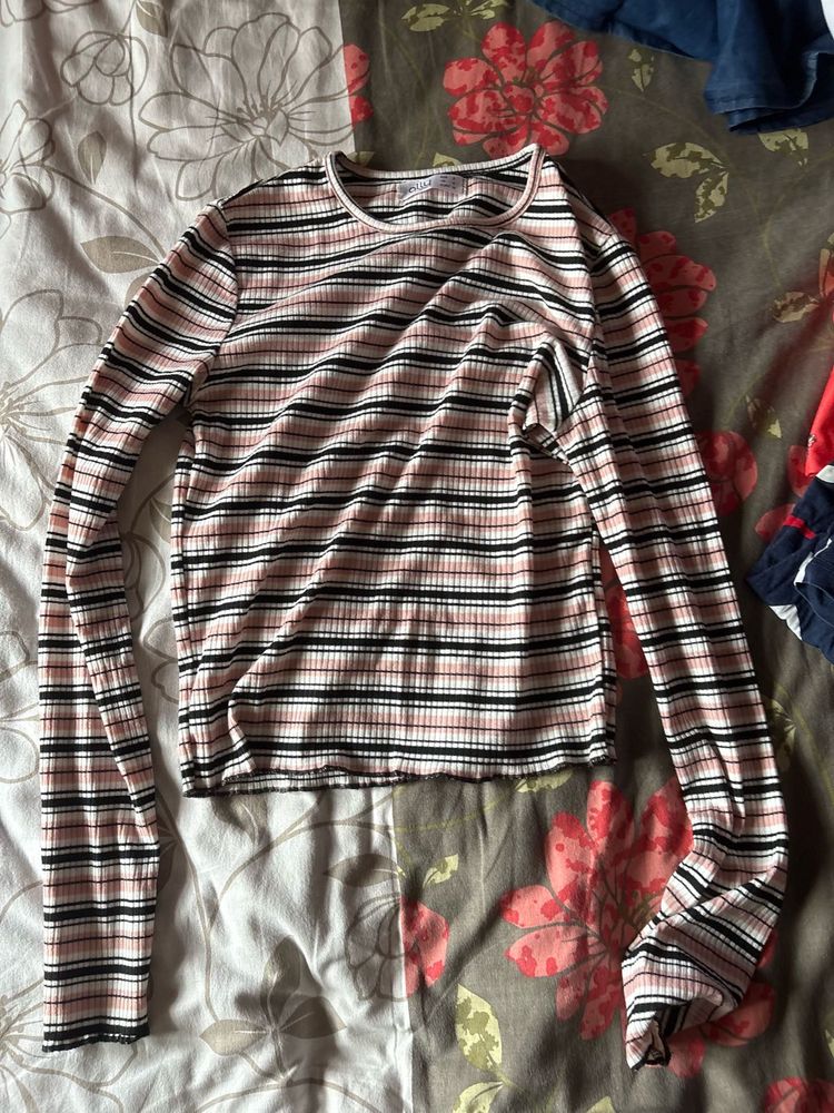 Striped Long Sleeve Top