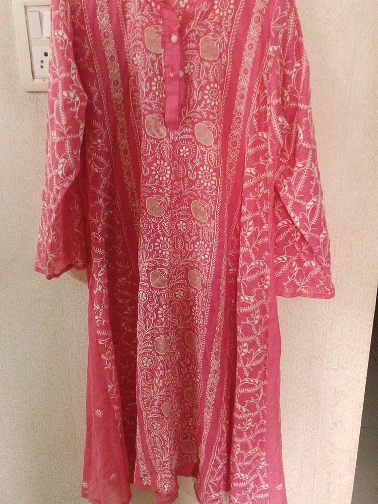 Chikankari Kurti Original