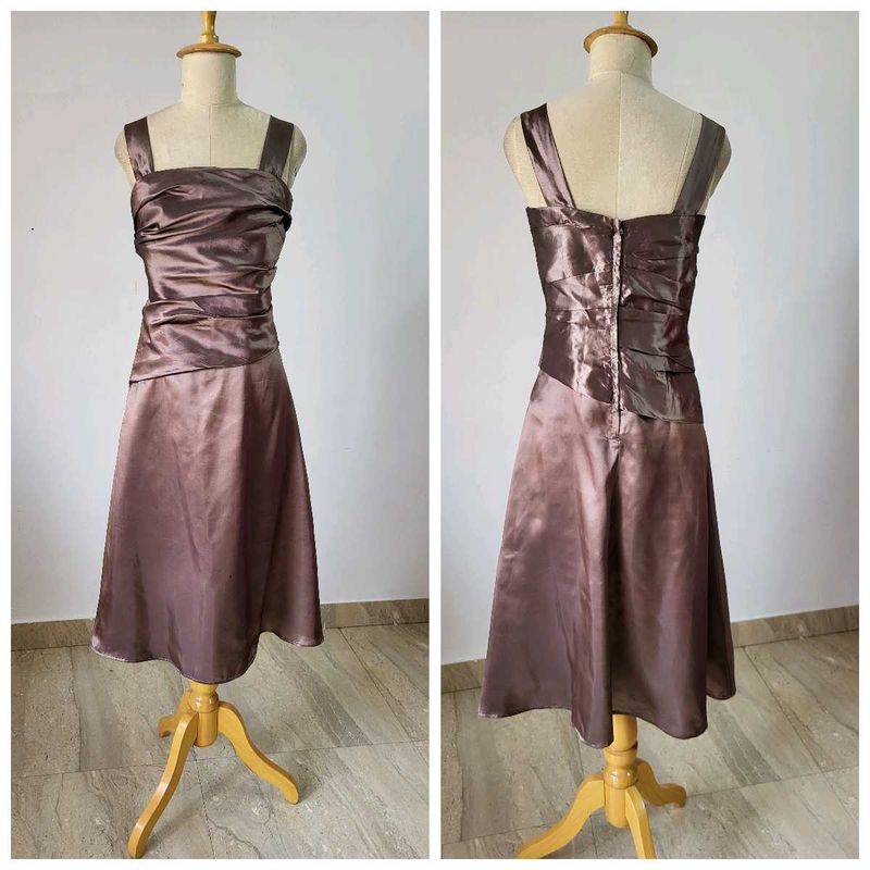 Elegant Brown  Dress  Length  44 Inches