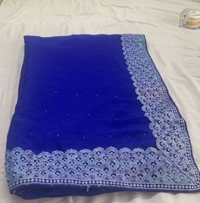 Royal Blue Saree