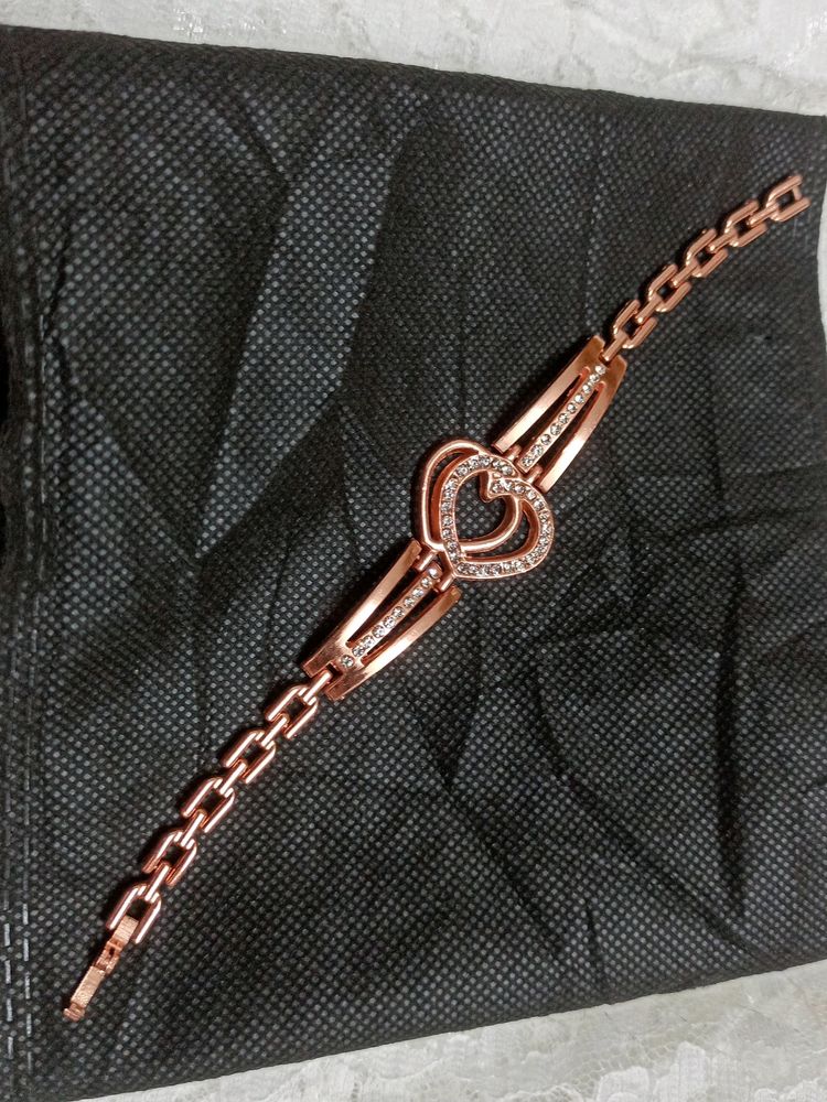 New Rose Gold Colour Women Bracelet