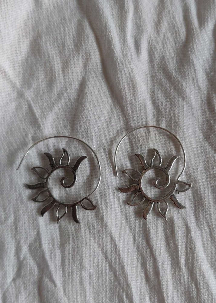 Spiral Sun Earrings