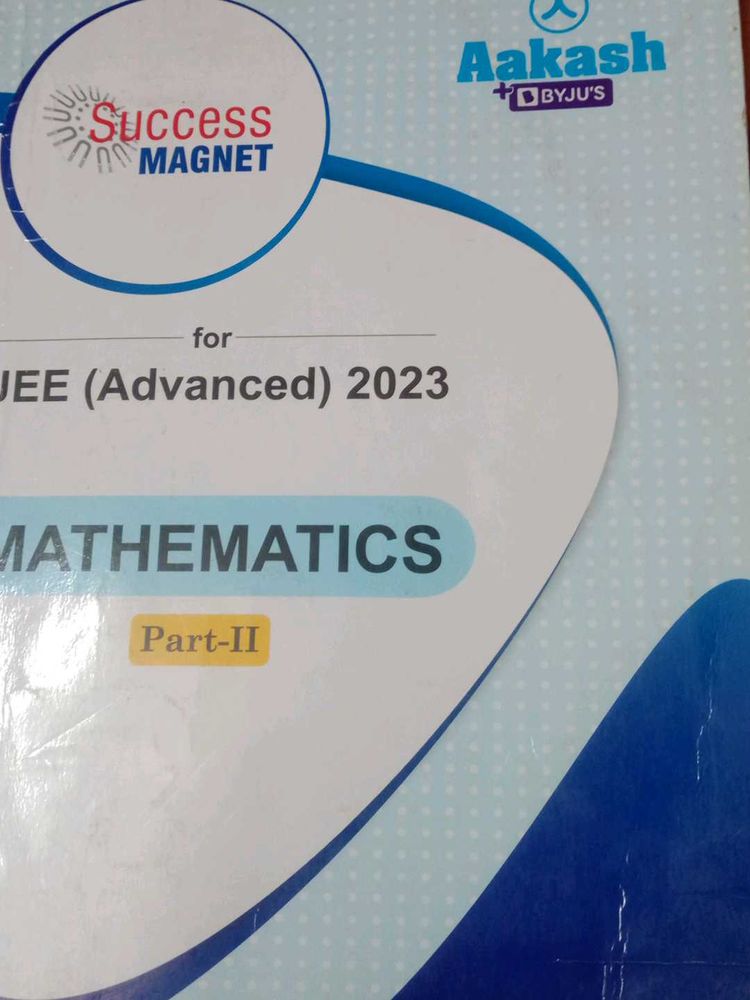Aakash JEE Advanced 2023 Mathematics Part-II
