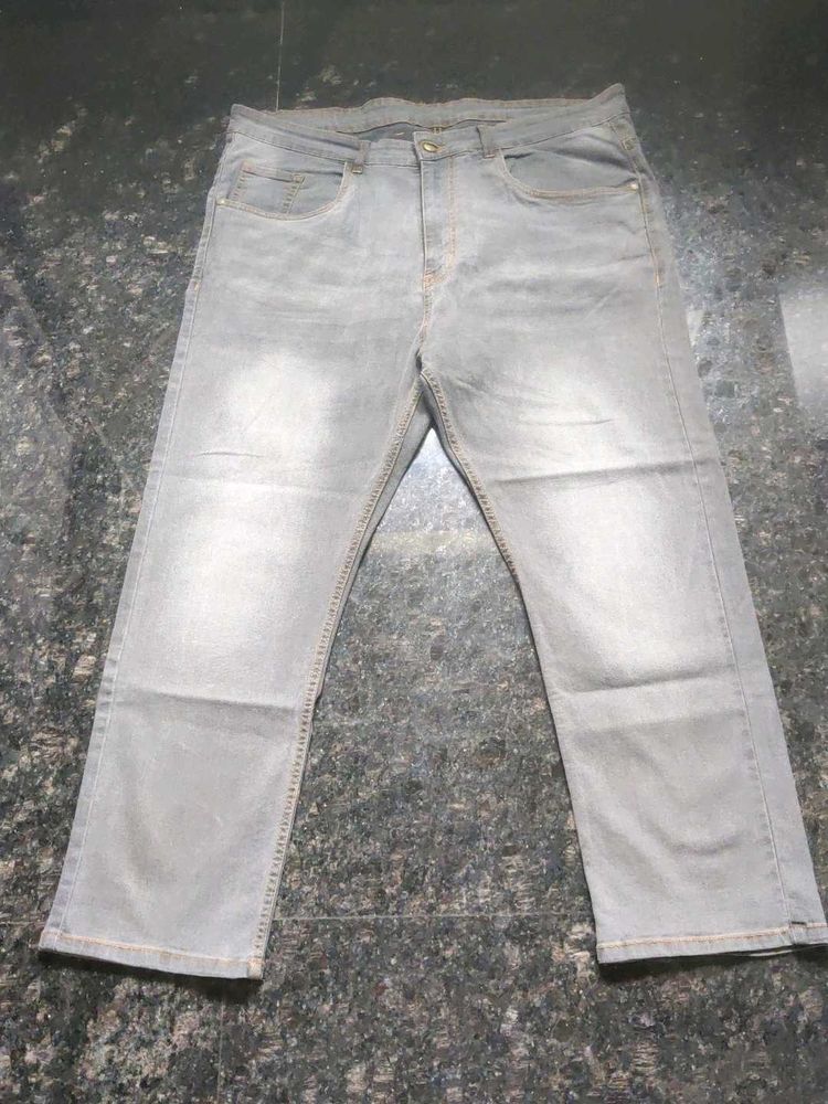 Gray Denim Jeans