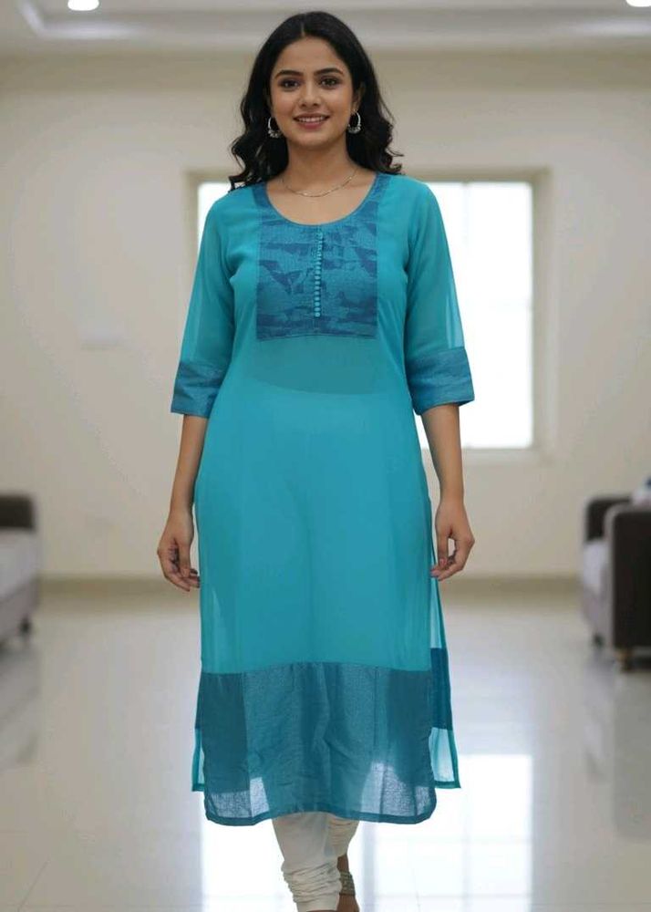Elegant Blue Kurta