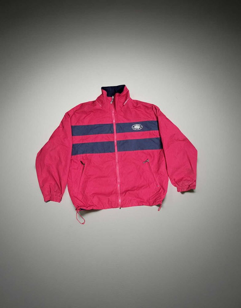 Red &amp; Blue Striped Jacket