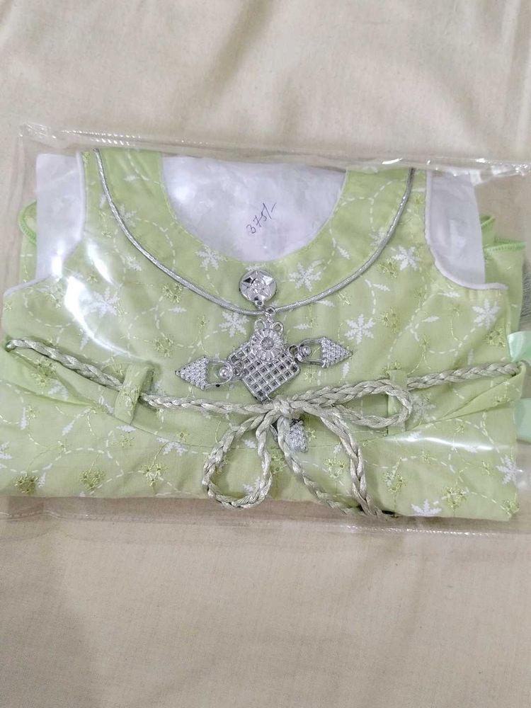 Green Color Frock