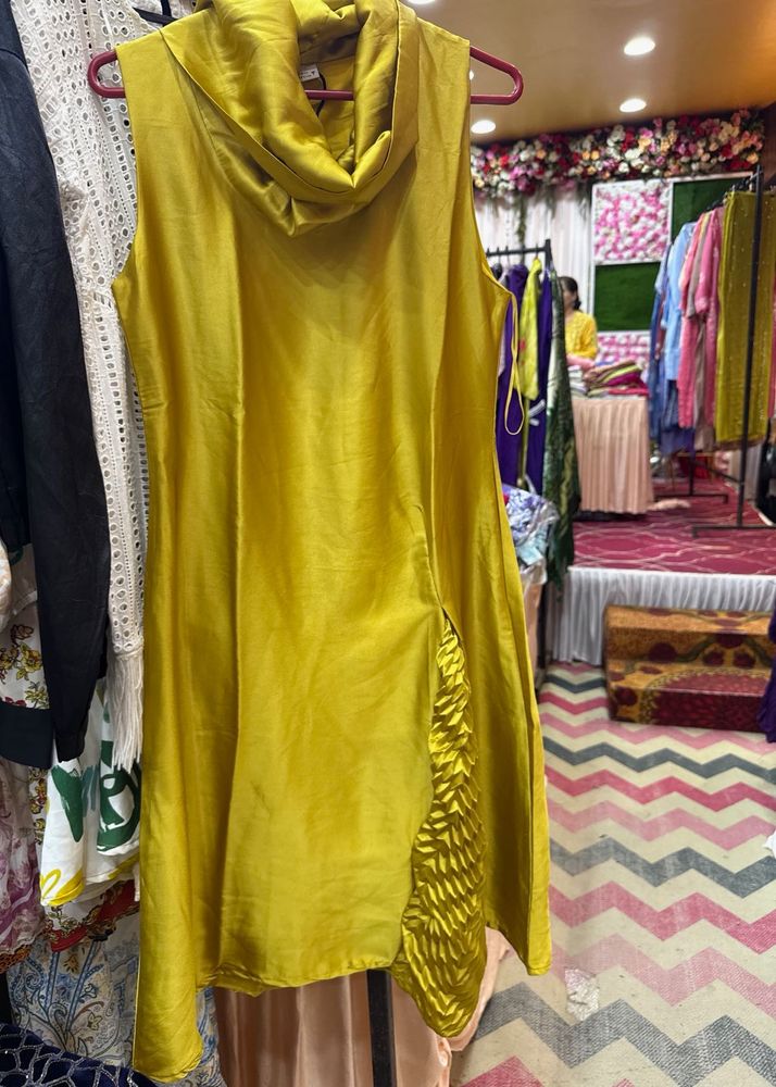 Mustard Sleeveless Dress