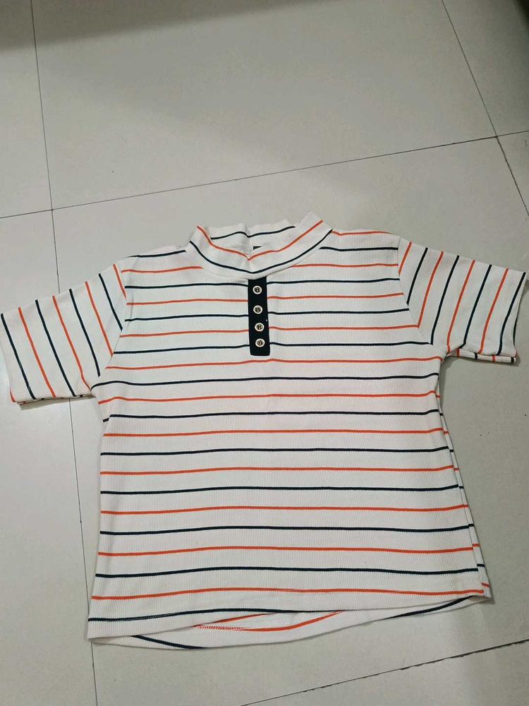Striped girls T-shirt