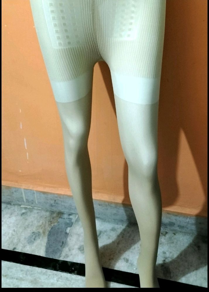 High Waist Long Stockings Black And Skin Colour