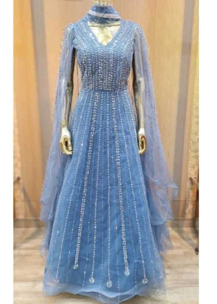 Wedding Gown Engagement Party Wear Festive
