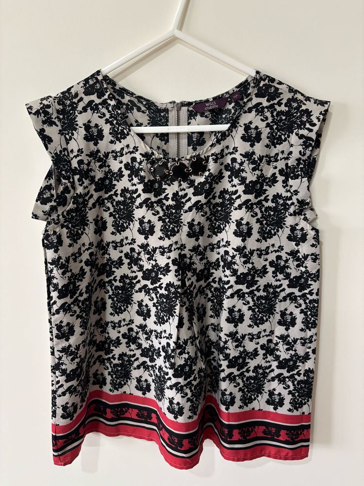 Wills Lifestyle Floral Print Top